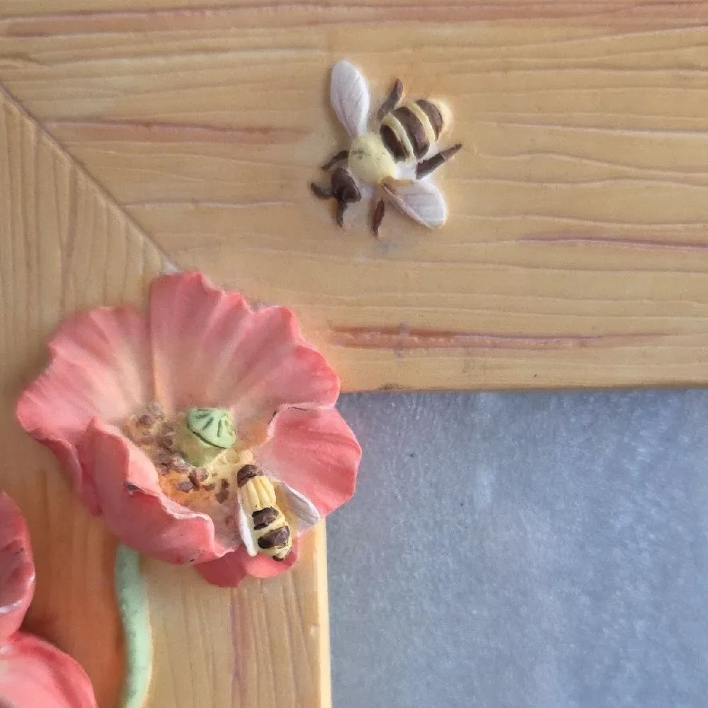 Floral Accent Picture Frame